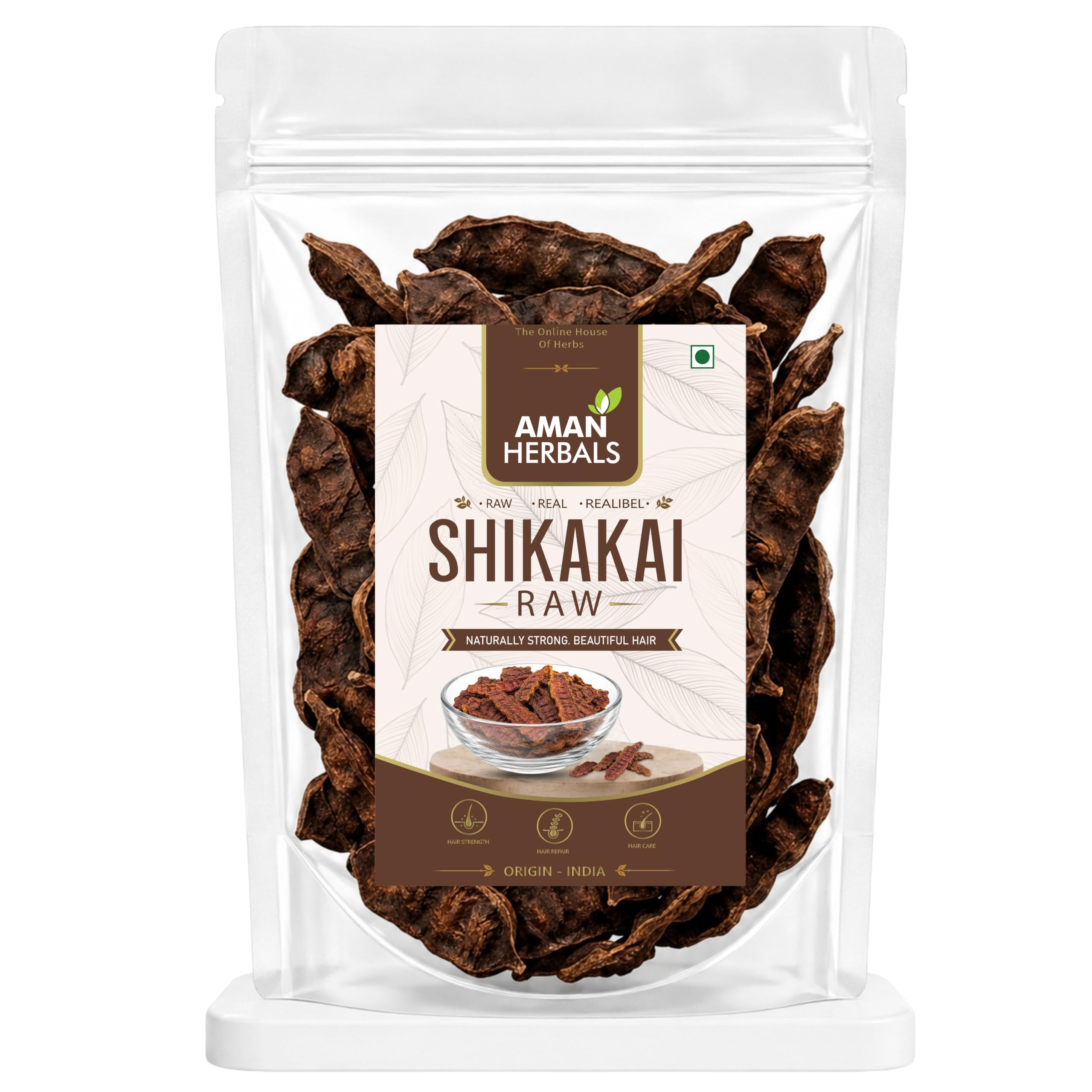 AMAN HERBALS Shikakai Pods (Raw) | 100% Natural & Sun-Dried | For Healthy Hair & Scalp Care 200GM-image-19