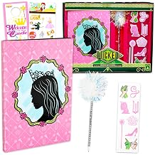UNIVERSAL ALL-ACCESS Wicked Journal Set - Bundle with Glinda Notebook with Pen, Stickers, More for Kids, Adults | Wicked Journal Notebook Stationery Kit