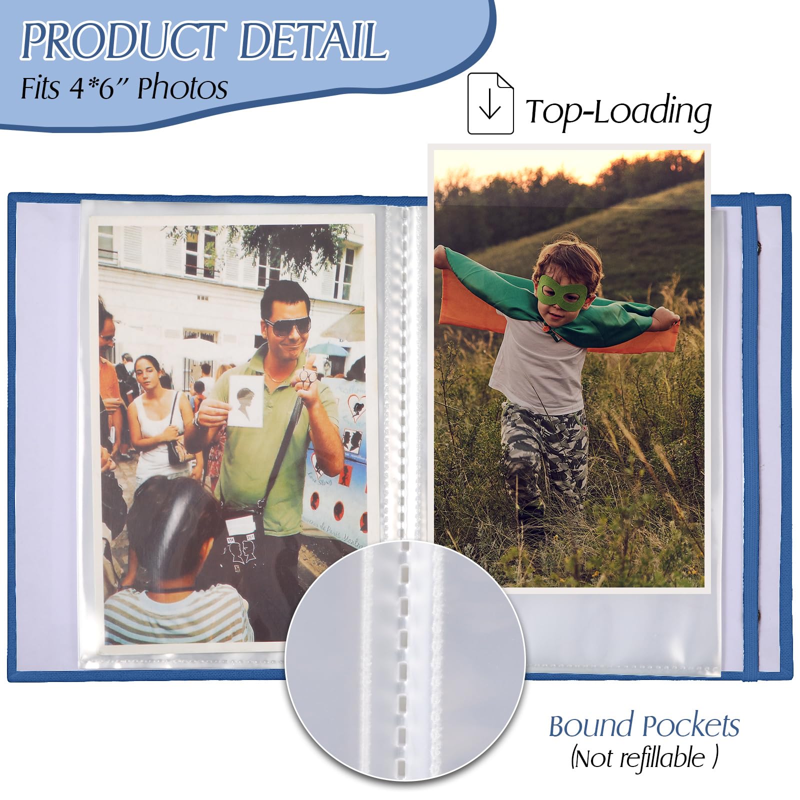 Amazon.co.jp: 6ピース スモールフォトアルバム 4 x 6インチ フォト