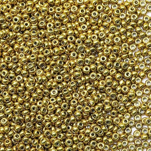 Miniatura 10 de Cuentas de semillas de color morado oscuro de 0.039 pulgadas, 3.53 onzas, alrededor de 8800 unidades, tamaño 120, cuentas de semillas pequeñas para