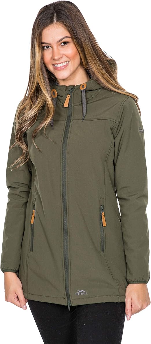 Softshell Jacket Trespass Tp75 Womens Jacket Ladies Long Trespass