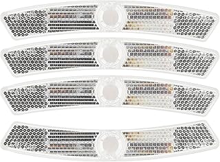 自転車用スポークリフレクター 夜間視認性向上プラスチック製反射板 自転車ホイール反射板 マウンテンバイクおよびロードバイク用