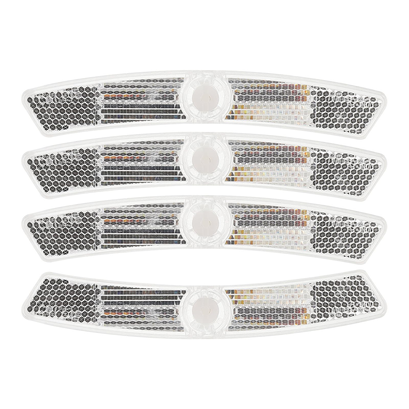 HONMEET 自転車用スポークリフレクター 夜間視認性向上プラスチック製反射板 自転車ホイール反射板 マウンテンバイクおよびロードバイク用