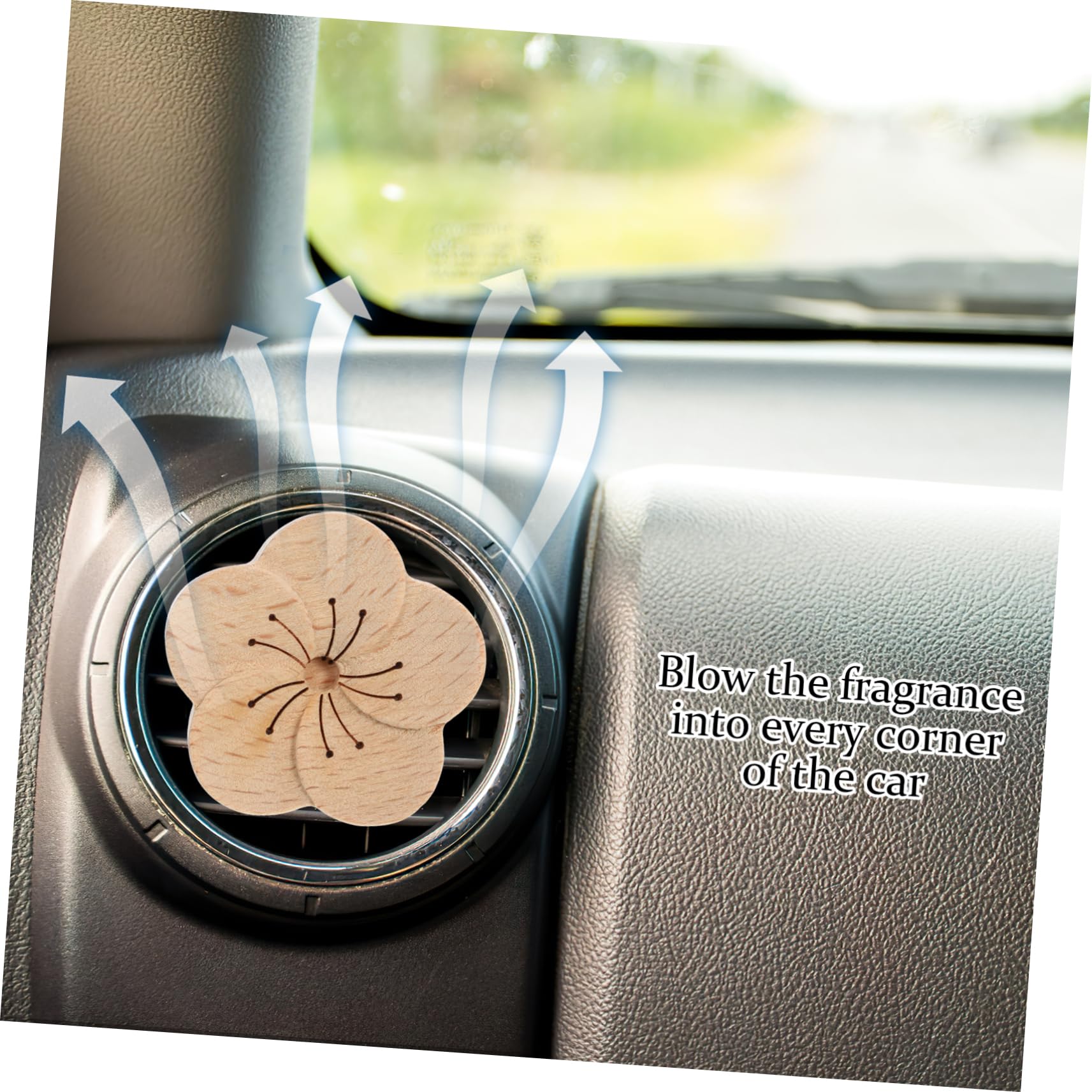 iplusmile 15stücke Teiliges Auto Luftventil Duftclip Aromaklipps Aus Holz Für Auto-innenraum Kompatibel Einfache Installation Für Neuwagen-duft Und Aromatherapie