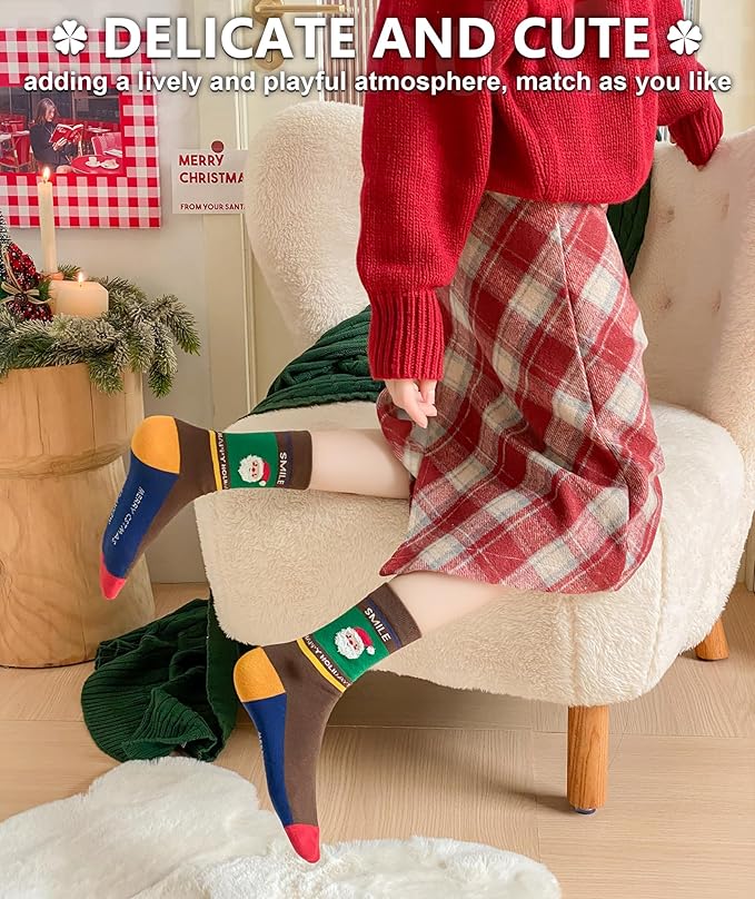 IIG Medias de Algodón para Mujer con Diseño de Animales y Flores miniatura 6