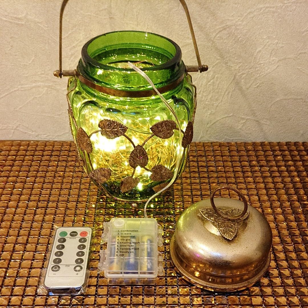 Amazon.co.jp: オルゴール付 LED装飾 キャンディーポット レトロ 