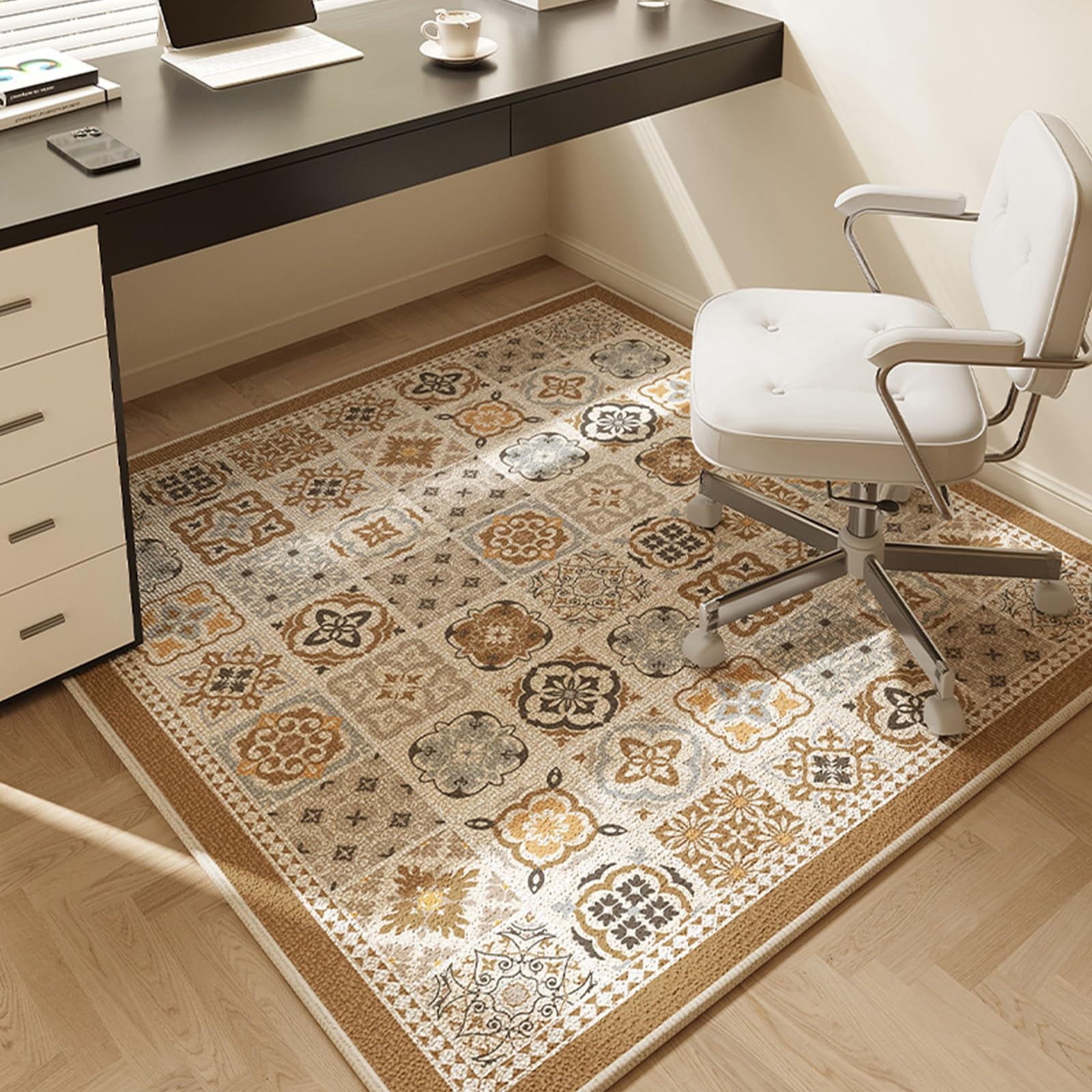 Tapis de chaise de bureau antidérapant pour éliminer les rayures de parquet