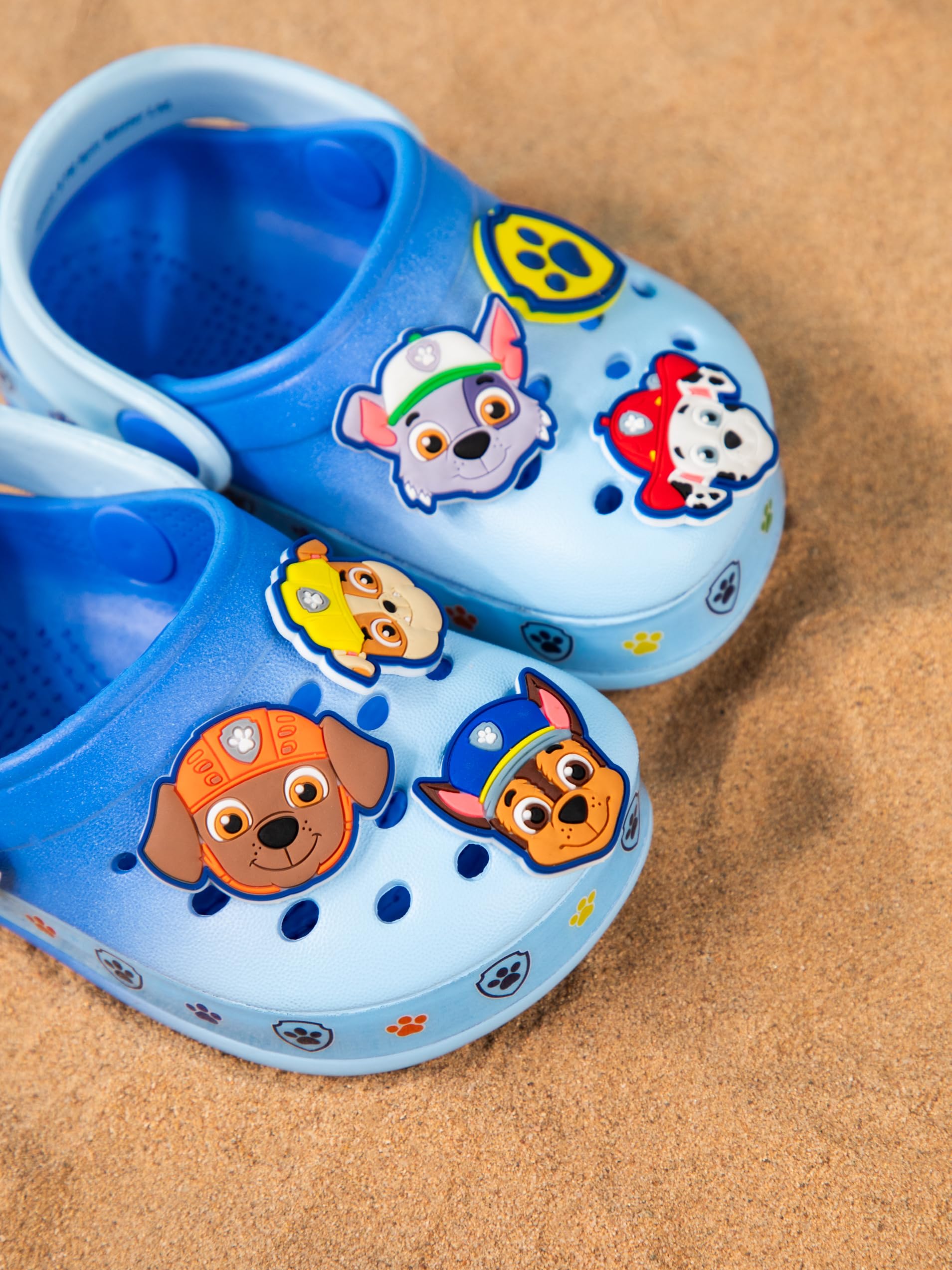 Paw Patrol Zuecos Boys Calzado Infantil sin Cordones Colgantes de Cachorro Azul Sandalias Chanclas Chase Marshall Rubble