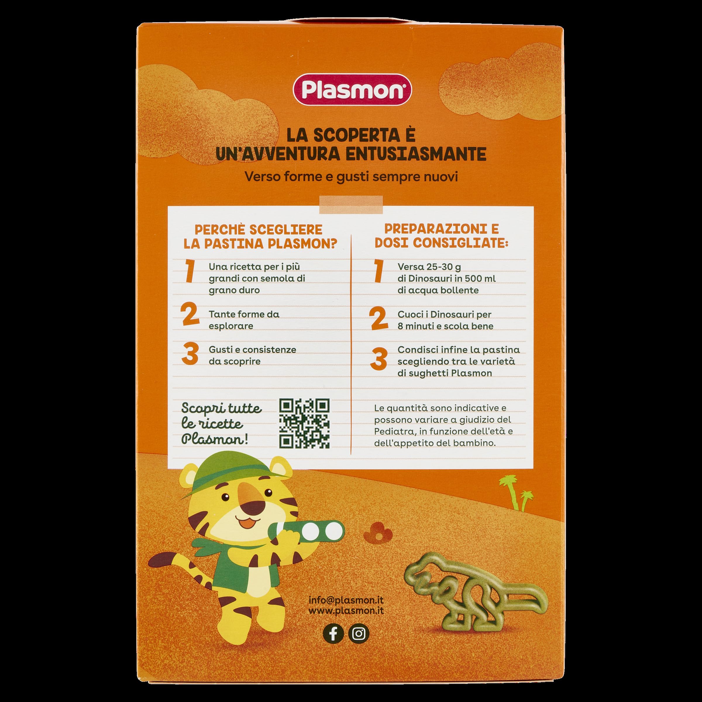 Pastina Grano duro e spinaci Dinosauri (12 confezioni)