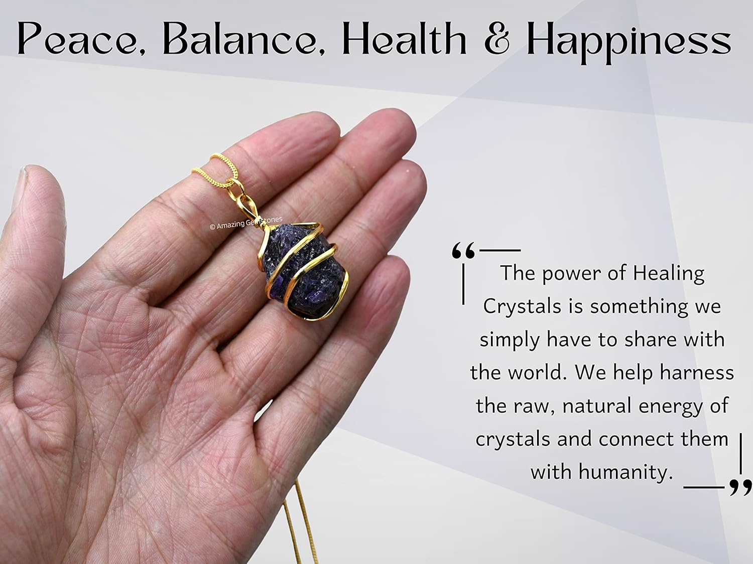 Amazing Gemstone Raw Crystal Necklace for Women - Premium Raw Healing Crystals for Gifts for Mom, Mothers, Teen Girls and Girlfriend - Image 4