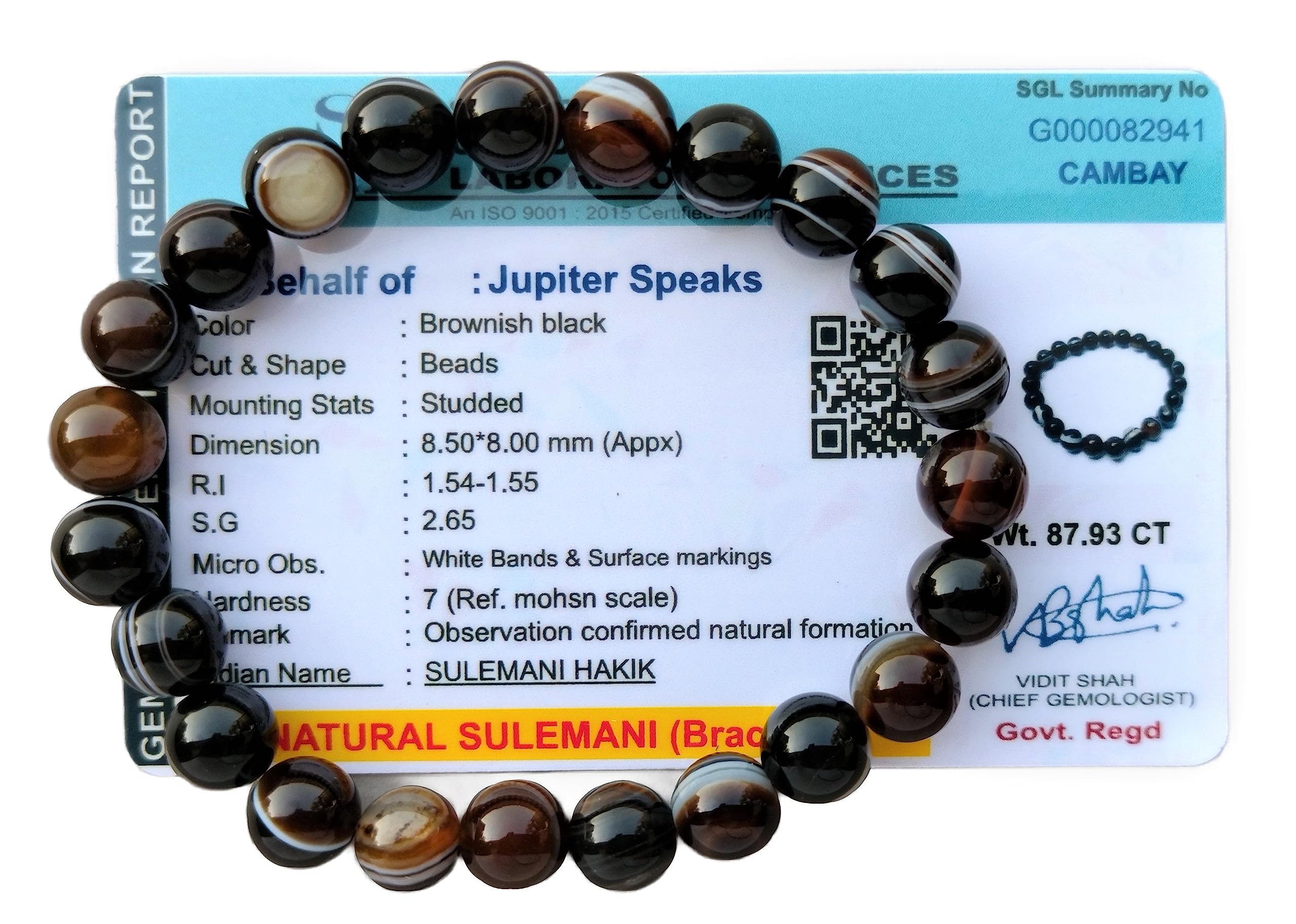 Jupiter Speaks Sulemani Hakik Bracelet With Lab Certificate For Men And Women Natural 8MM Crystal For Reiki Healing And Astrology (B0C7PHHHNP) Amazon Price History, Amazon Price Tracker