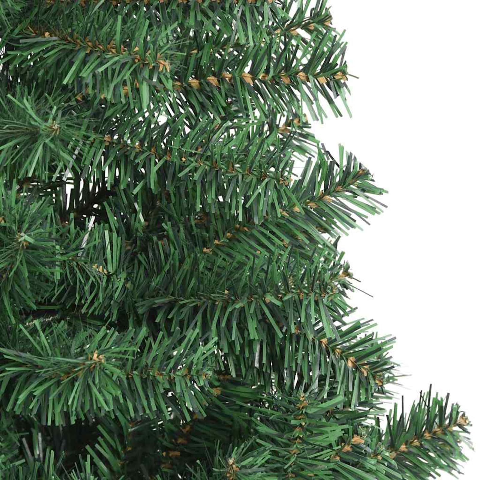 Albero di Natale Artificiale 120 cm Verde con 230 Punte in PVC, Base Inclusa, per Interni ed Esterni Riparati, Facile da Montare