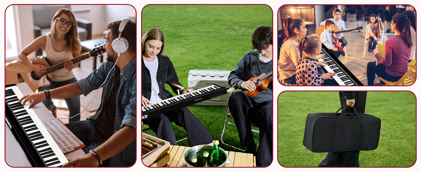 Amazon.com: Portable Piano Keyboard Foldable: Portable