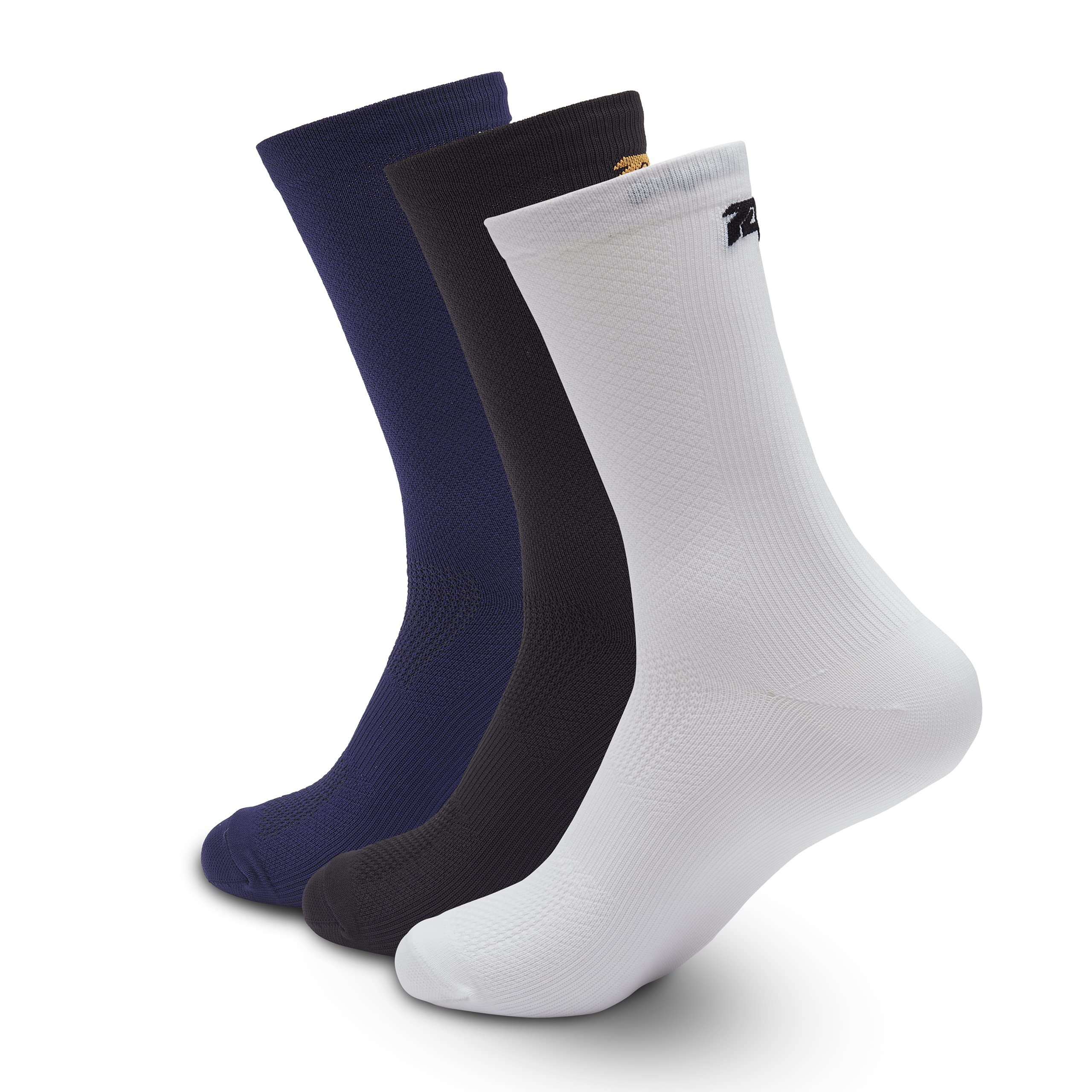 Calcetines Altos Transpirables para Ciclismo, Running y Trail Running, Trekking (Pack de 3)