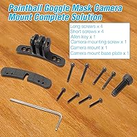 Vista 3 de Goggle Camera Mount - Durable Paintball Mask Mount for Dynamic Filming