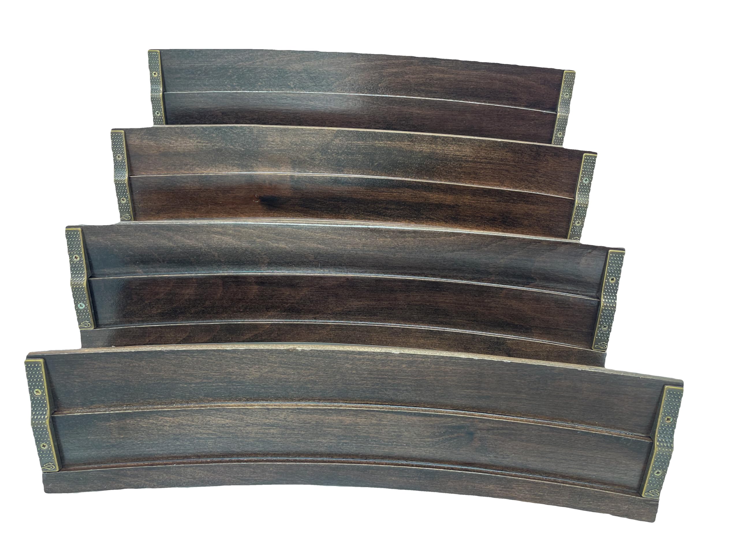 Star-Premium Rummy - Set ovale in legno di faggio massiccio, realizzato a mano, con pedine in melamina e robusta borsa per il trasporto