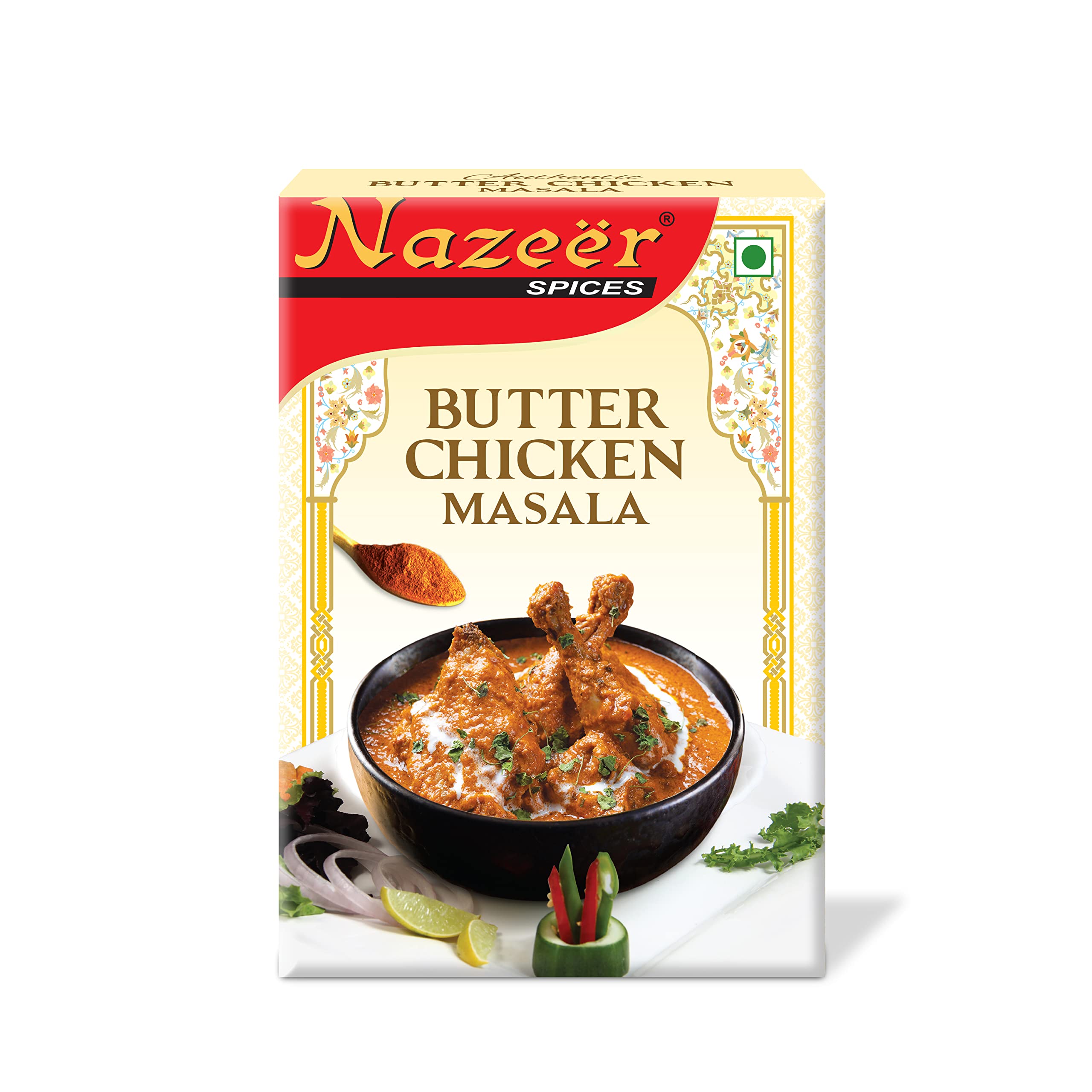 NAZEER SPICES BUTTER CHICKEN MASALA 40gm (for 1 Kg Mutton OR Chicken) Pack of 2. Natural and Authentic Butter Chicken Taste | Rich in Flavour and No Artificial Additives. (B0D9SHXWRQ) Amazon Price History, Amazon Price Tracker