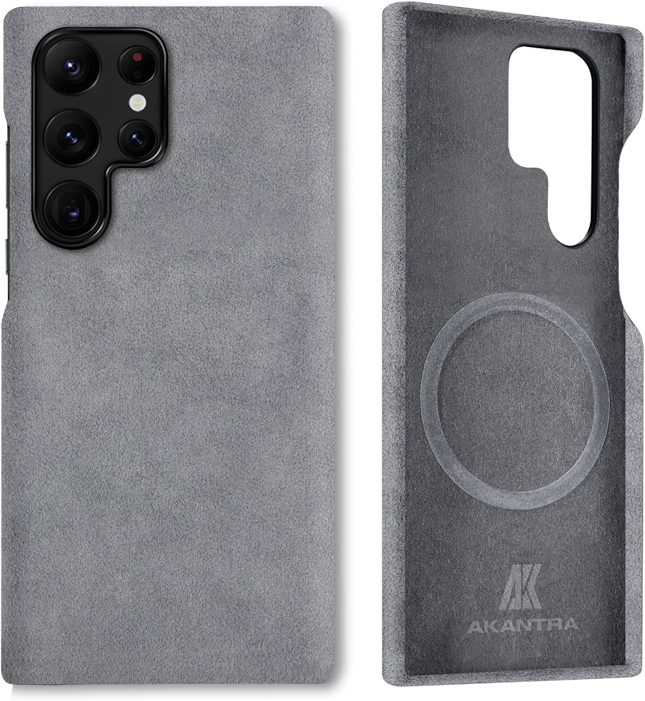 AKANTRA Alcantara Case for Samsung Galaxy S23 Ultra, Handmade Fully