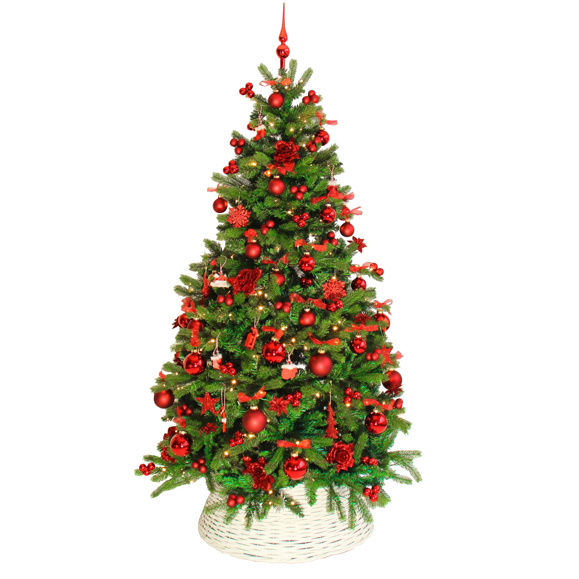 Kit décoration sapin rouge collection pour magie de Noël