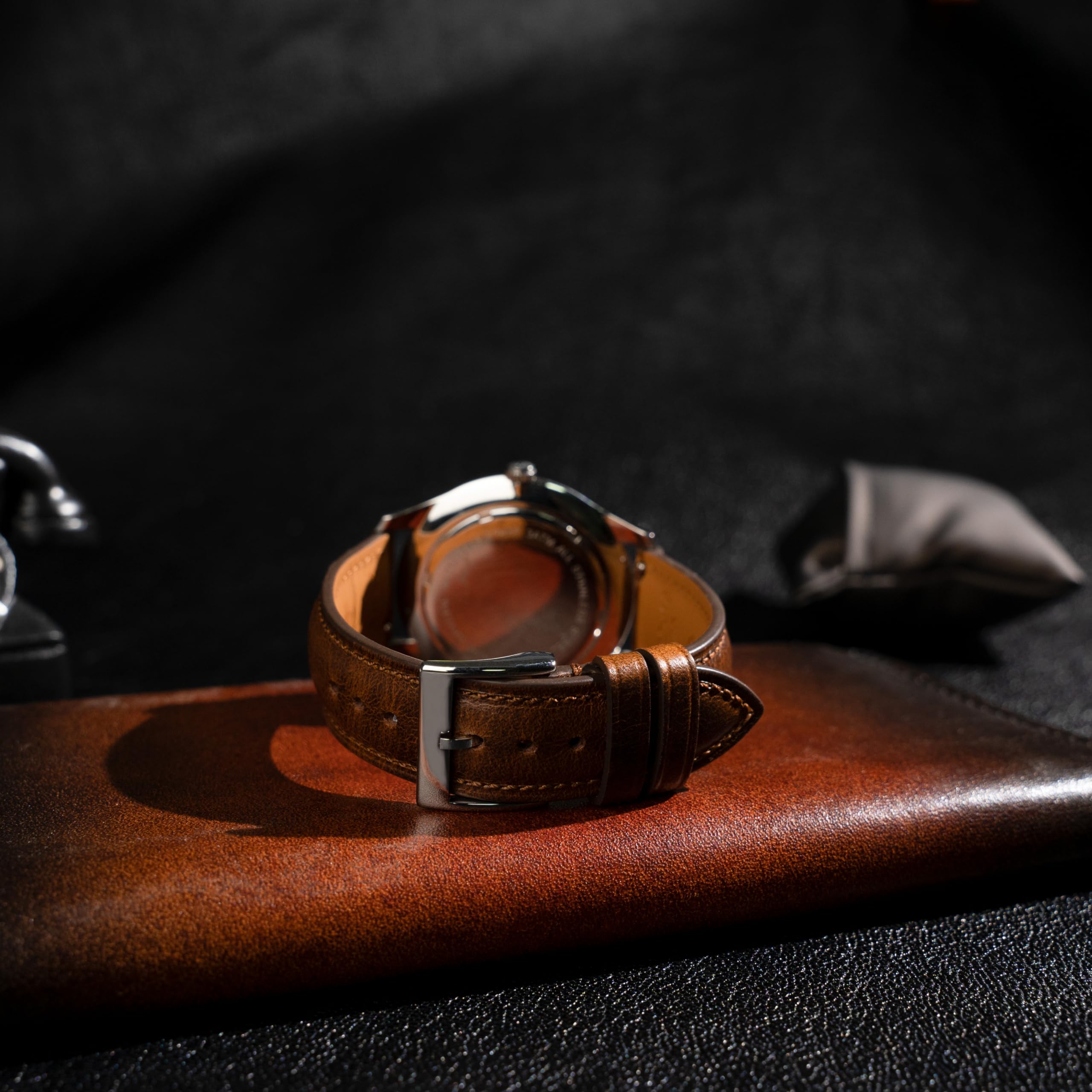 Bracelet de montre en cuir à libération rapide, style vintage, tanné à l'huile, pour hommes et femmes, 16 mm, 18 mm, 19 mm, 20 mm, 21 mm, 22 mm, 24 mm