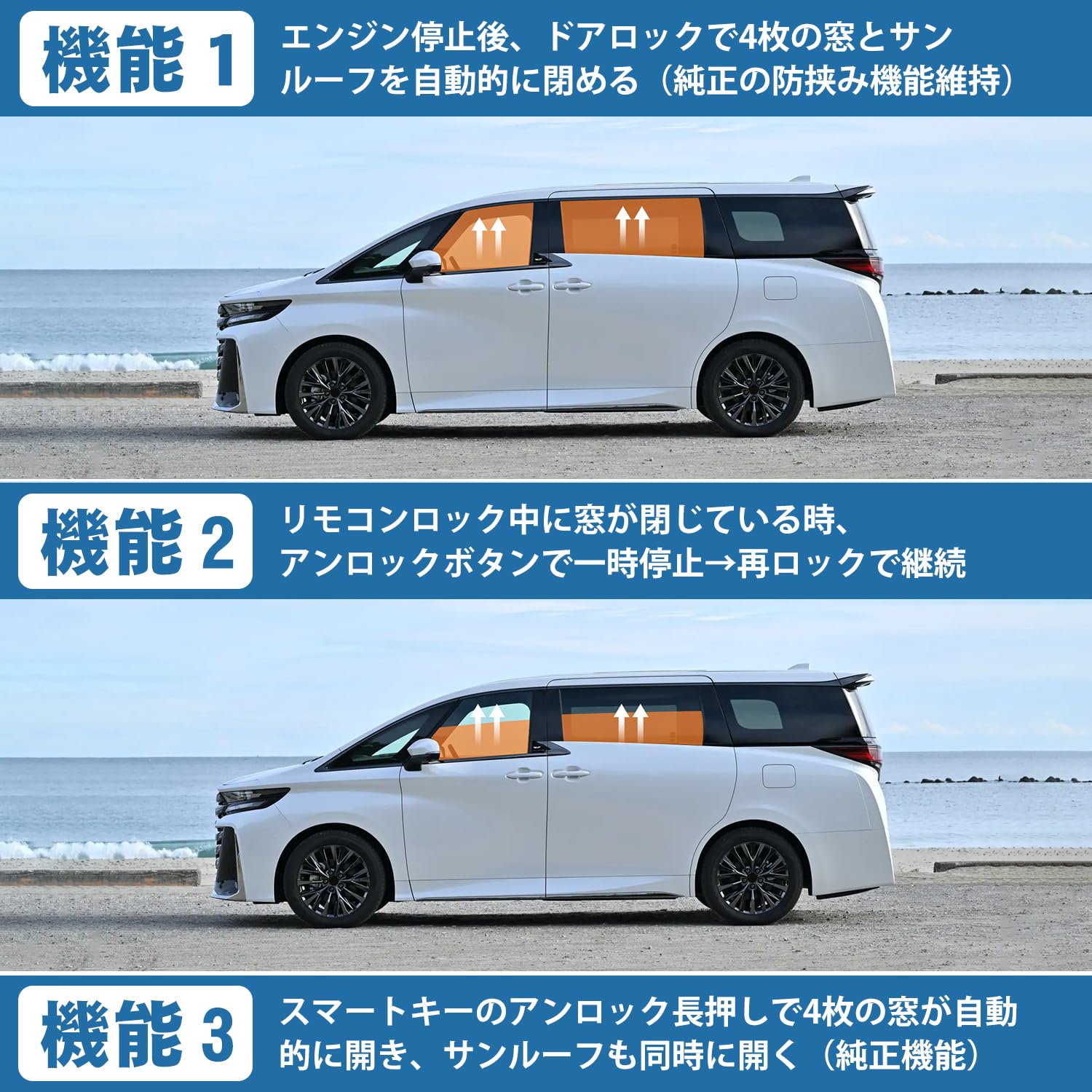Amazon.co.jp: Virauto 【16機能搭載】トヨタ アルファード 30系