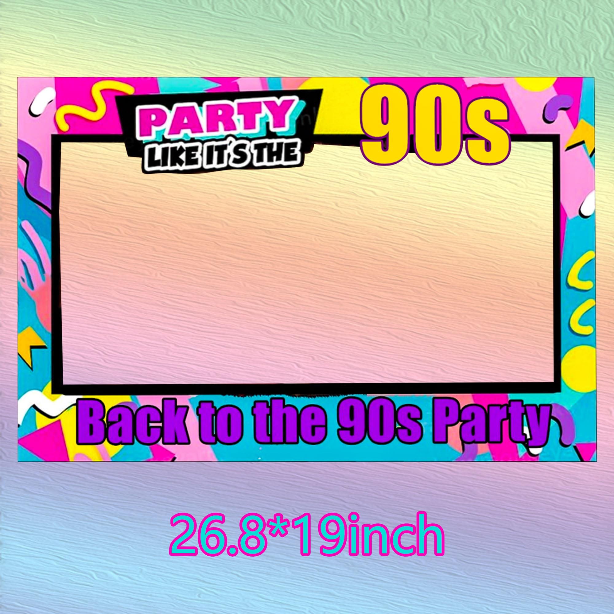 JeVenis 90s Party Decorations - Back to 90s Style Props for Photo Booth