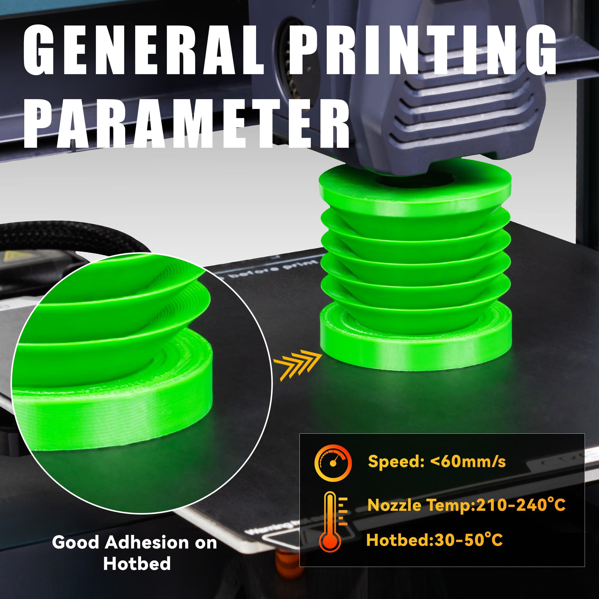 TINMORRY Filamento flessibile in TPU da 1,75 mm, per stampante 3D TPU 95A, con finitura lucida, adatto per la maggior parte delle stampanti 3D FDM, bobina da 1 kg, viola