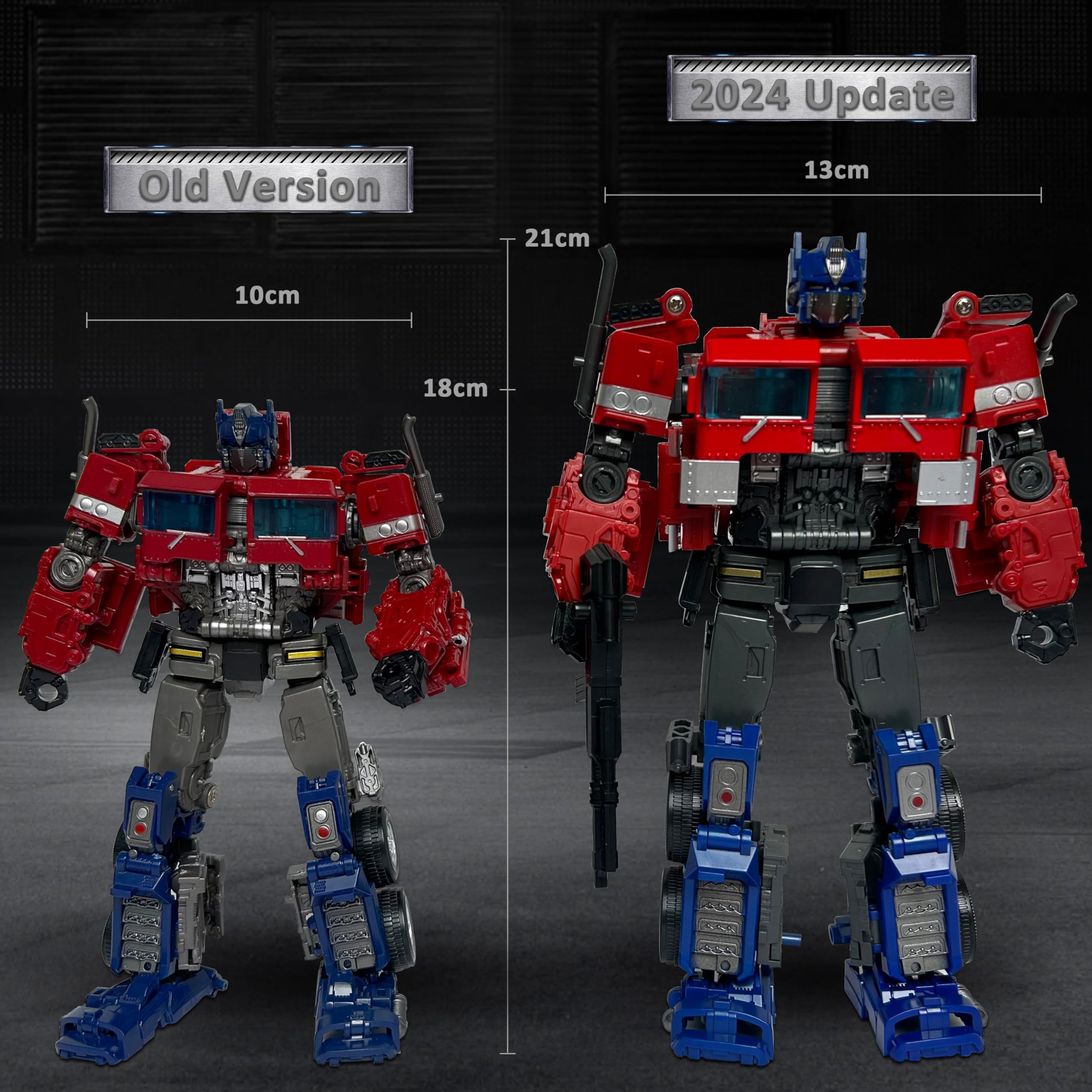 Transformable Toys Figurine, Grande Taille Car Robot Transforming Jouets Figurine, Cadeaux pour Les Enfants de Plus 7+ Ans