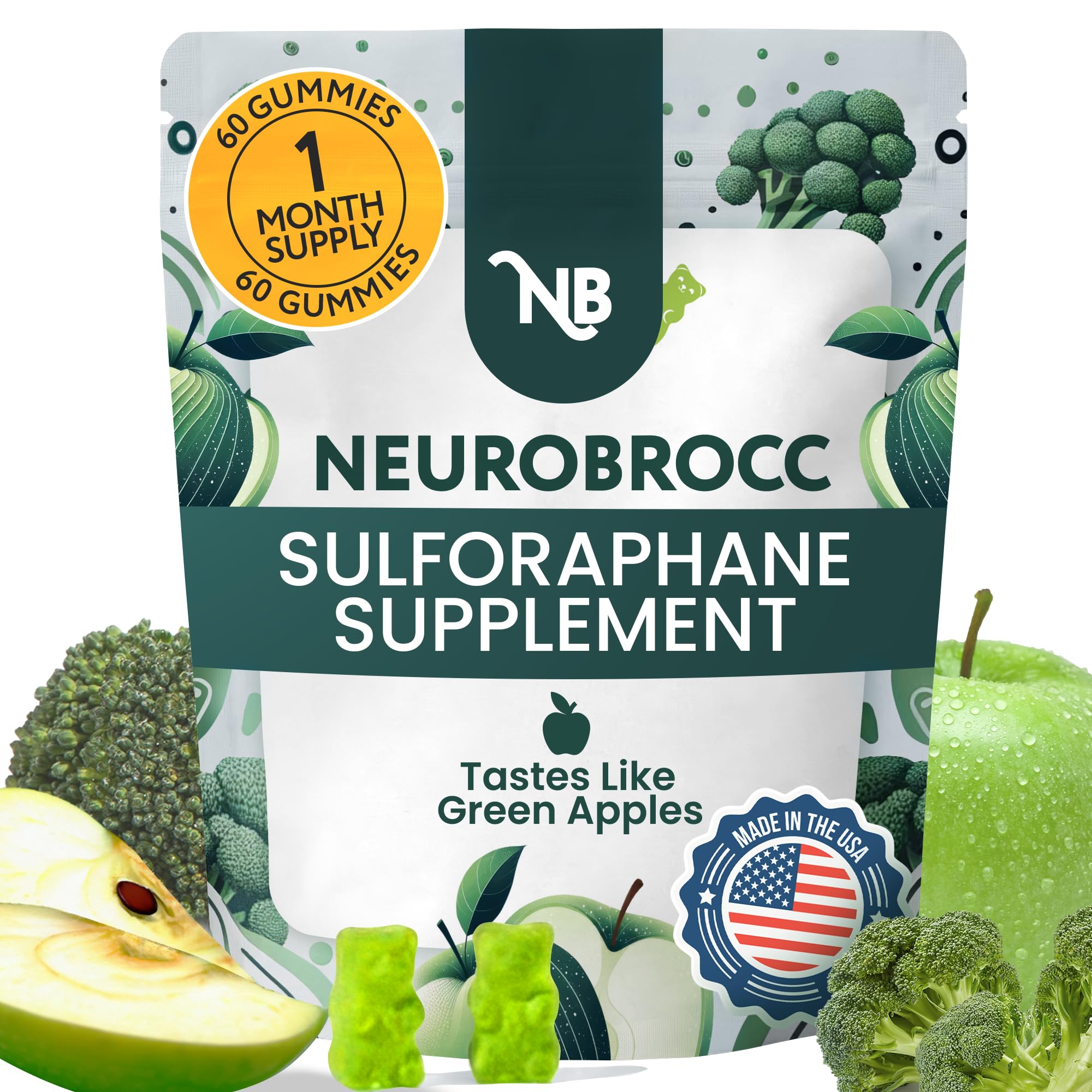 Amazon.com: NeuroBrocc Sulforaphane Supplement Gummies – Broccoli
