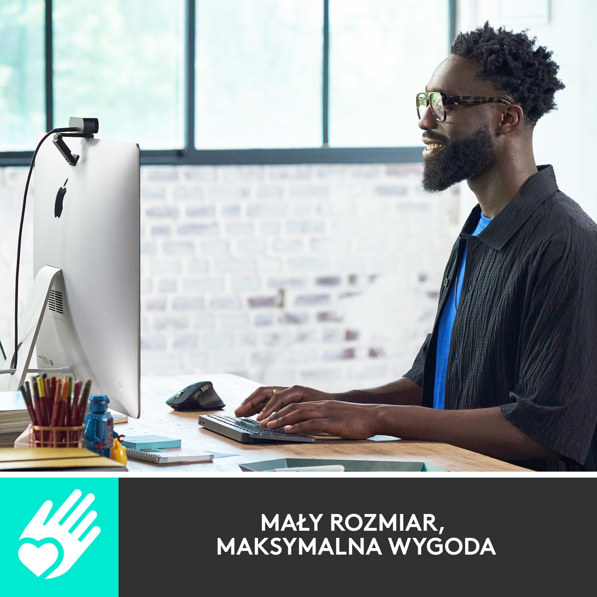Logitech MX Keys Mini Minimalistyczna Bezprzewodowa Podświetlana Klawiatura, Kompaktowa, Zgodna z Apple macOS, iOS, Windows, Linux, Android, Metalowa Konstrukcja, QWERTY US INT'L - Jasnoszary