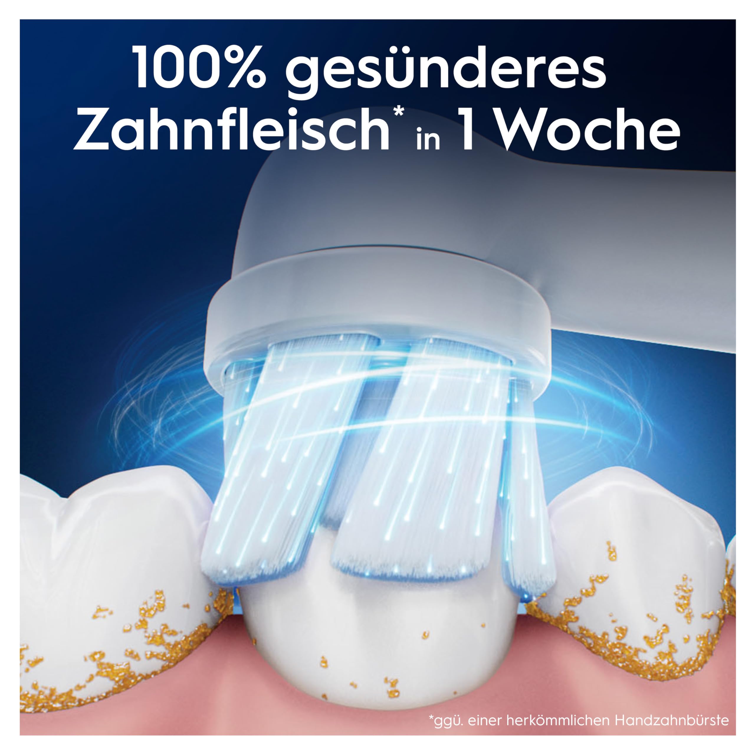 Oral-B iO Aufsteckbürsten Sanfte Reinigung, Weiß, 6 Stück