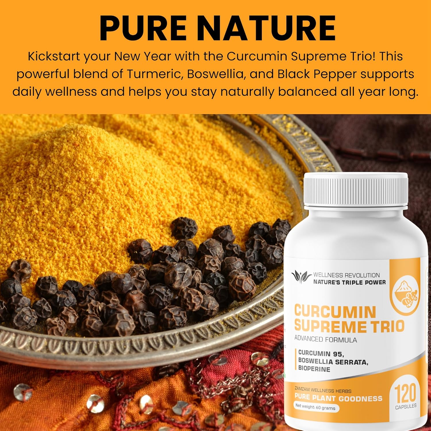 Curcumin Supreme Trio Review: Supports Joint Mobility Naturally