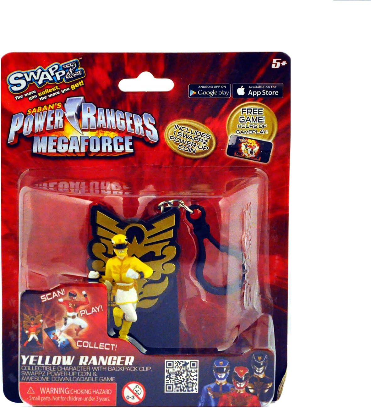 Swappz Power Rangers Mega Force Yellow Ranger
