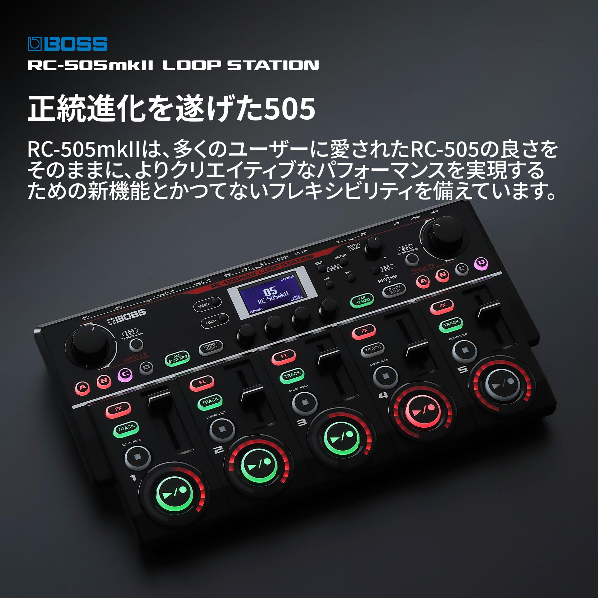 Amazon | BOSS ボス ループステーション RC-505MK2 テーブルトップ