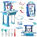 Chanak Premium Doctor Set Trolley for Kids with LED Light Instruments, Pretend Play Doctor Set Trolley for Kids Above 3