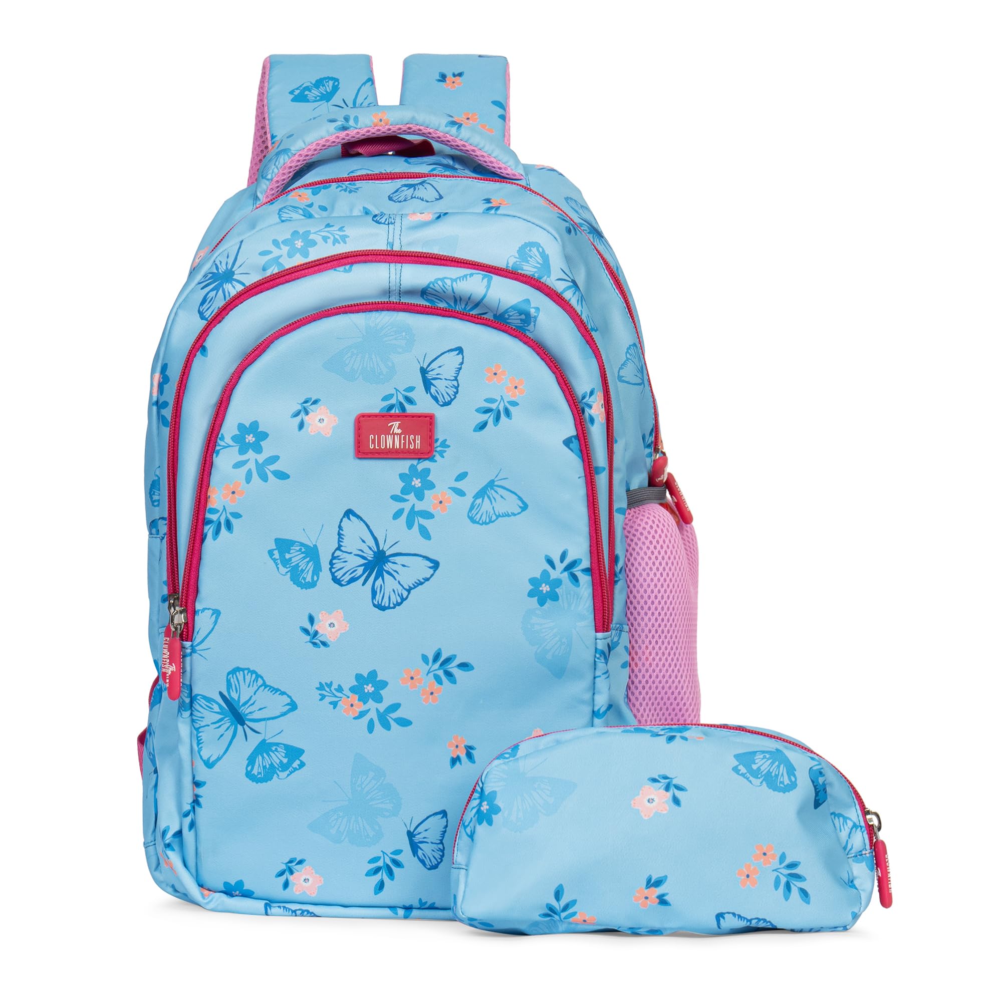 the clownfish Scholastic Series Printed Polyester 30 L School Backpack with Pencil/Staionery Pouch School Bag Daypack Picnic Bag For School Going Boys & Girls Age 8-10 years-picture-7