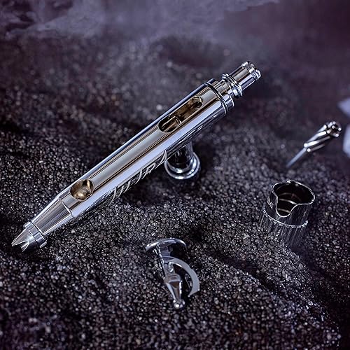 Miniatura 6 de Harder & Steenbeck Aerógrafo - ULTRA 2024 - Juego de pintura de doble acción de ingeniería alemana con alimentación por gravedad - Boquilla