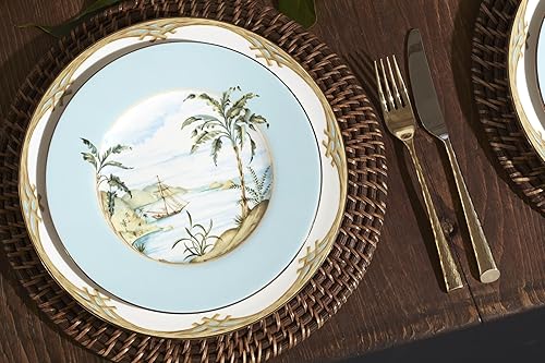 Miniatura 3 de Lenox 6226609 Plato de cena Colonial Británico de Bambú