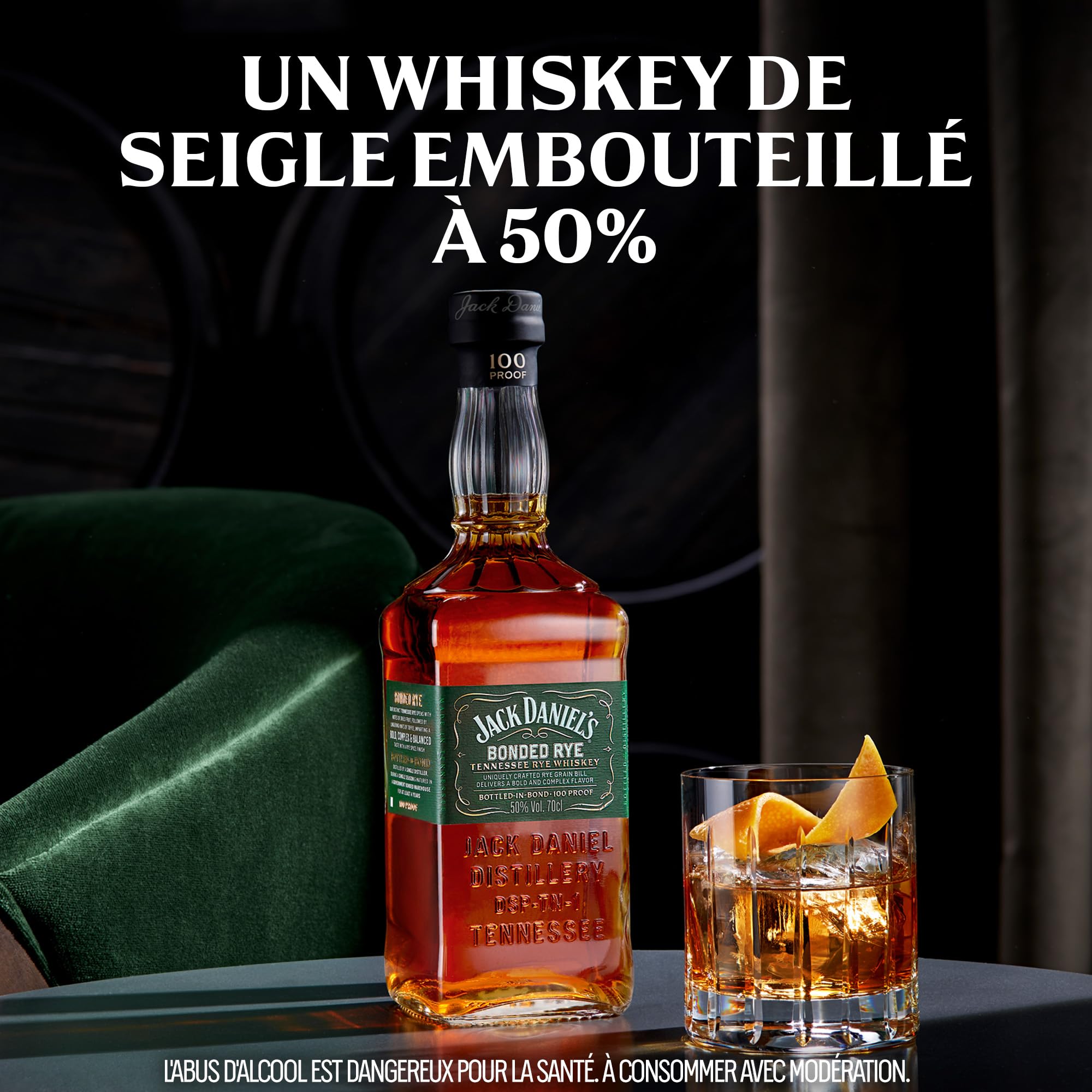 Jack Daniel’s Bonded Tennessee Rye Whiskey 70cl