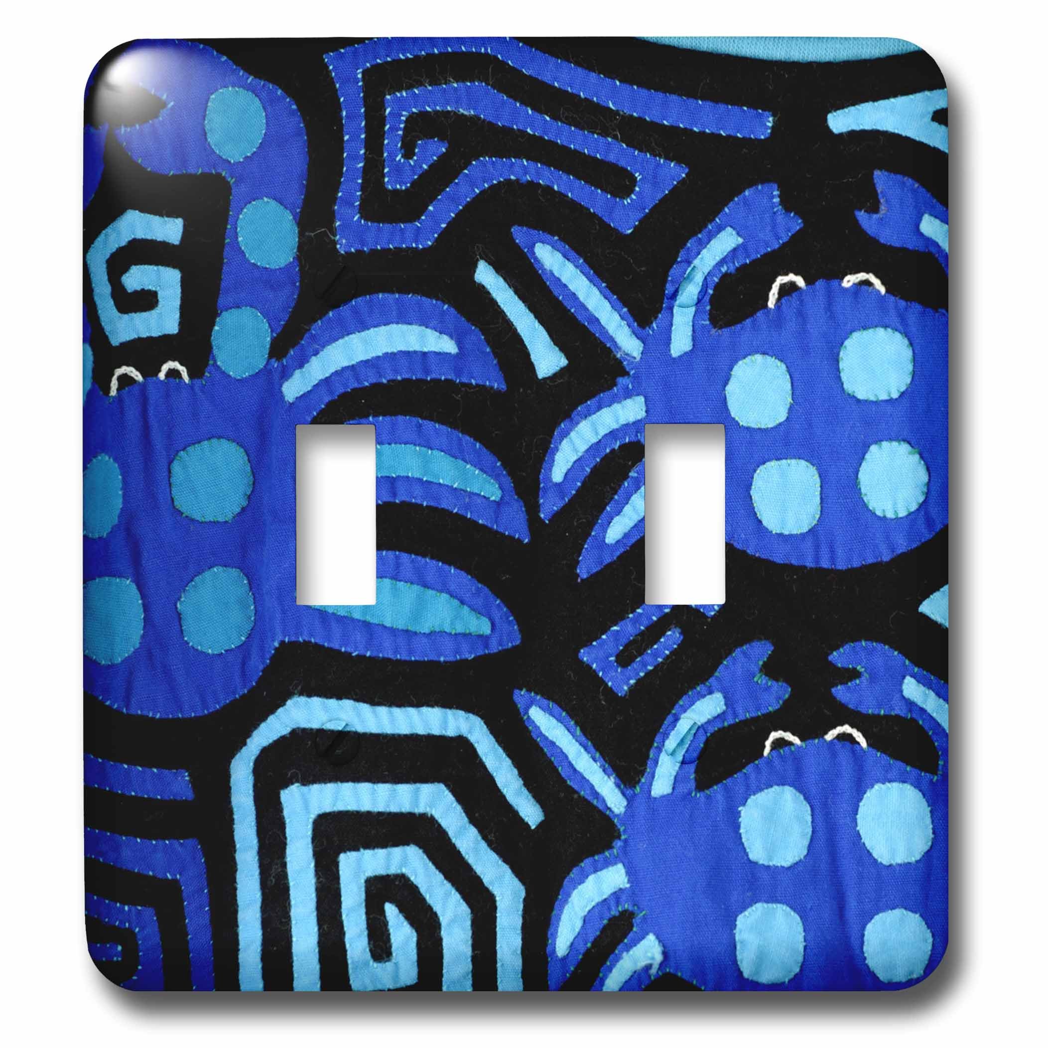 Interrupteur double motif mola fait main SA15 CMI0205 pour salon