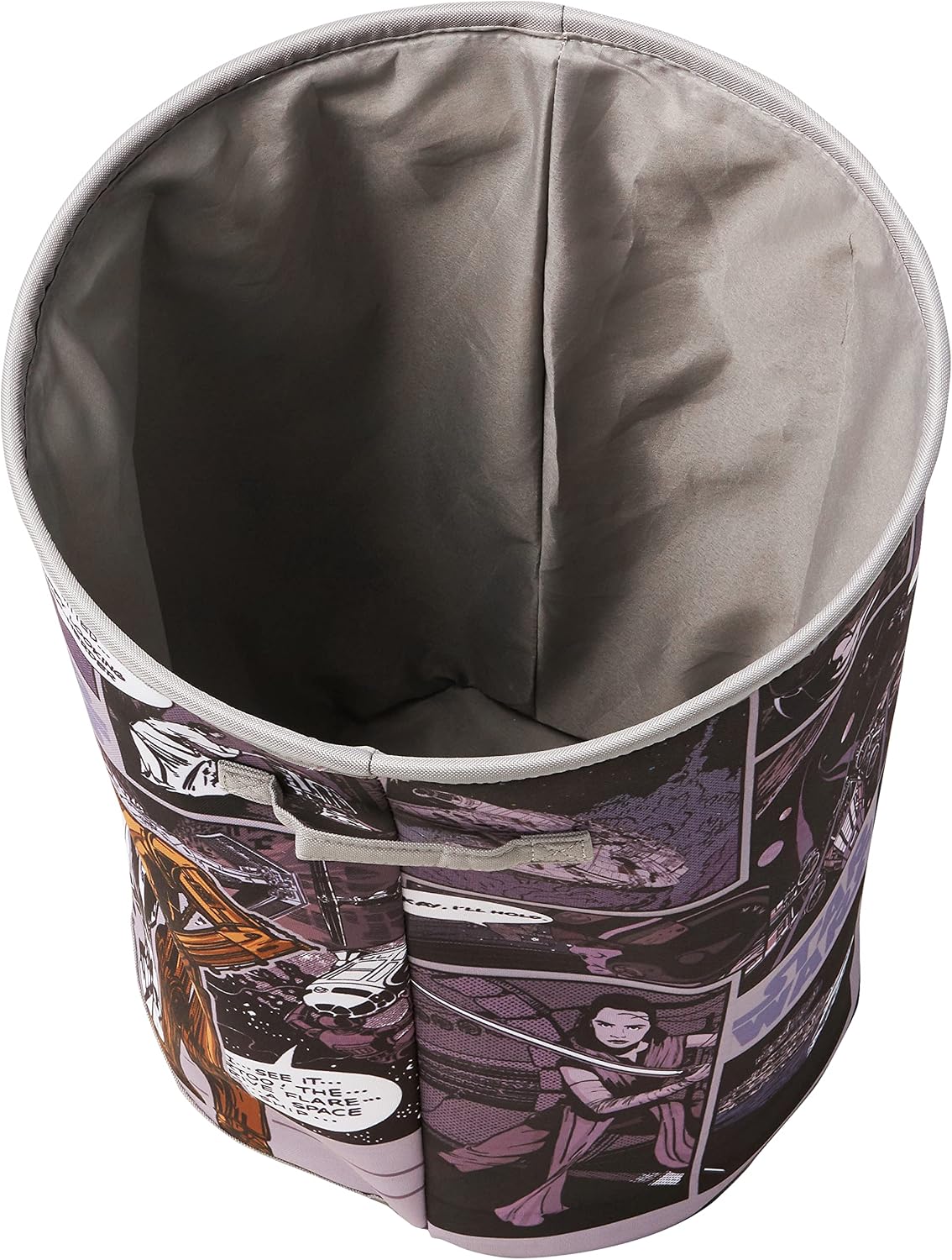 Idea Nuova Star Wars Circular Storage Bin with Handles