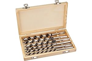 Pit Bull 9-Inch Hand Auger Wood Drill 6-Piece Set