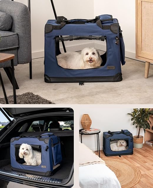 Foto 2 de 7 de lionto Transportín para Perros Bolsa transportín para Perros Transportín Plegable Autobox Bolsa para Animales…