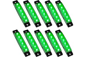 PSEQ Green LED Rock Lights