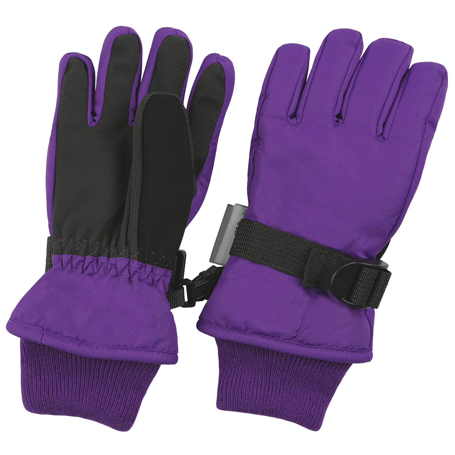 Waterproof Kids Ski Snow Gloves, 100G 3M Thinsulate Warm Winter Boys Girls