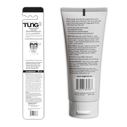 Miniatura 2 de Tung cepillo y gel Limpiador lingual paquete de lanzamiento