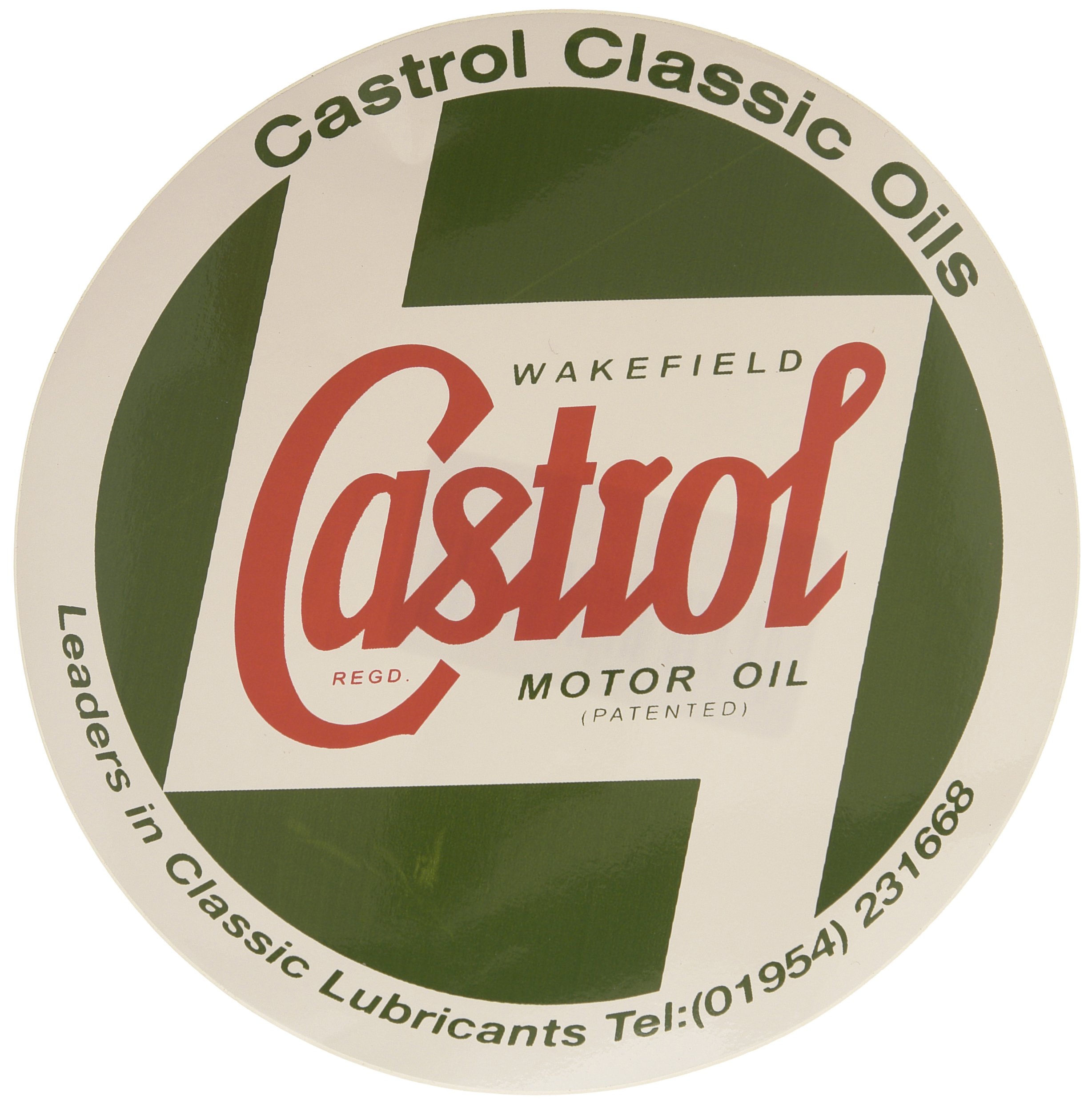 Classic Castrol STR599 Bodywork Sticker, 9-inch