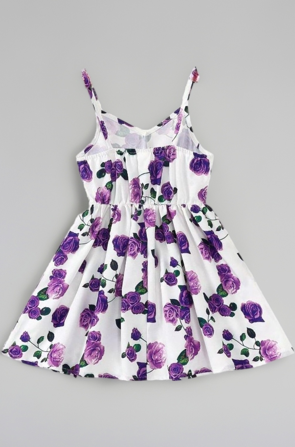 - Summer Dress for Baby Girl/Frocks for Baby Girl/Baby Frocks Girl Poly Rayon/Casual Dress Short Flutter Sleeve