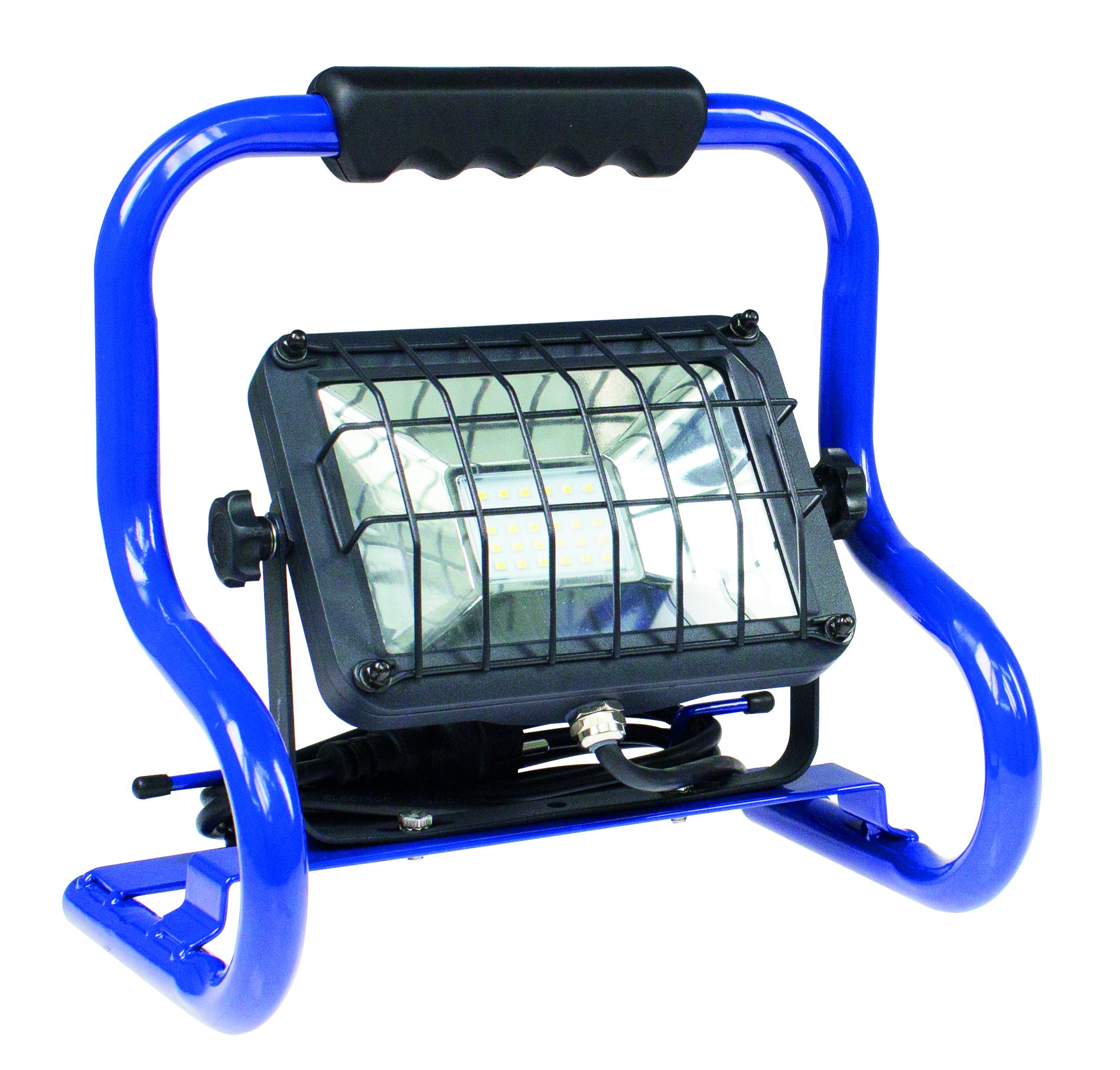 as - Schwabe Chip-LED-Strahler 20 W, IP 65 Baustrahler für Aussen und Baustelle, Blau a_plus, 1 Stück, 46426