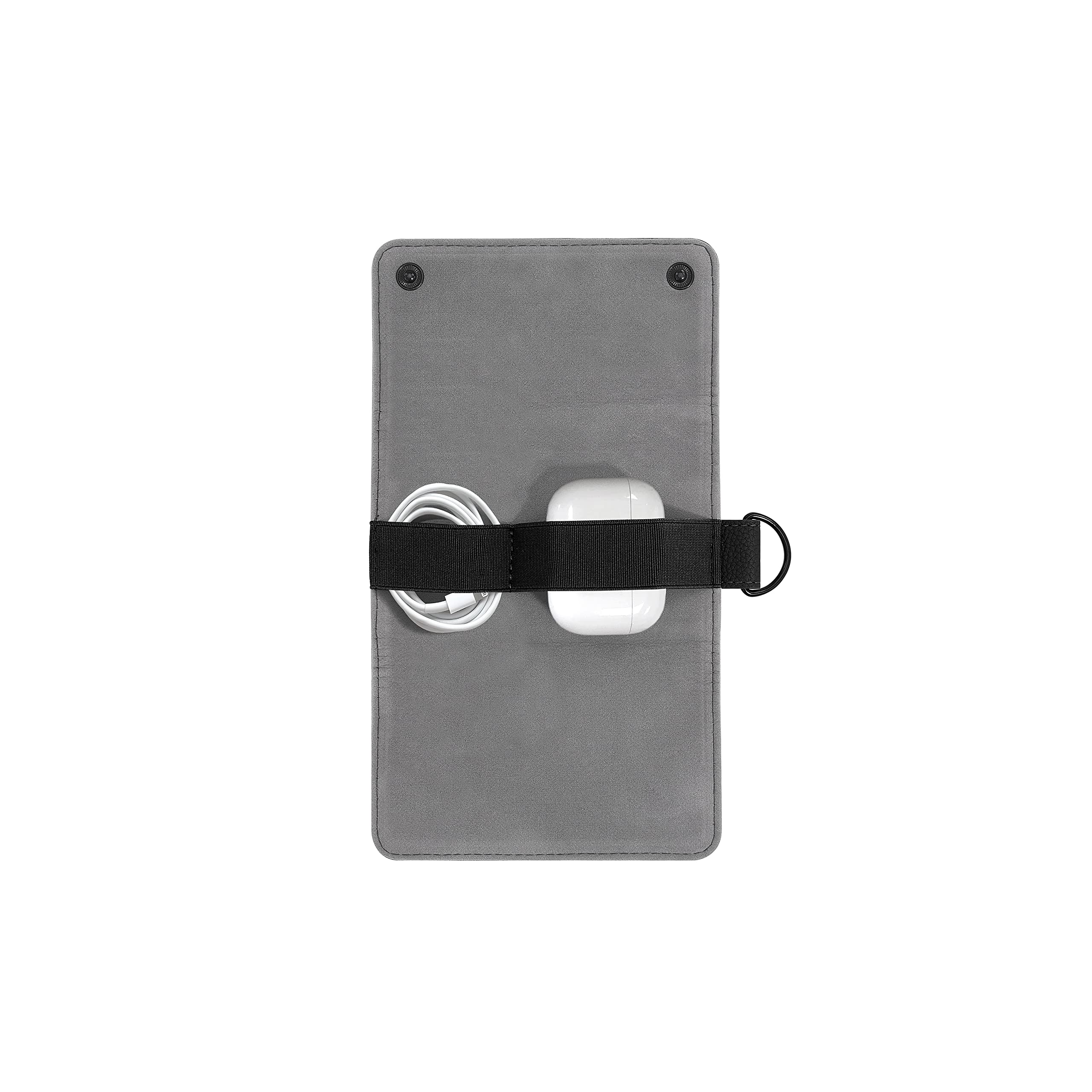 Stackers Pebble Black Compact Cable Tidy